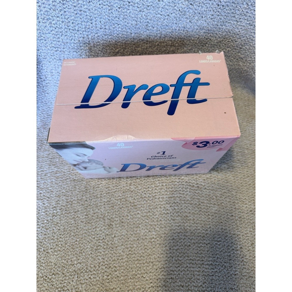 DREFT Laundry Detergent POWDER Baby 67 OZ 40 Loads Discontinued - Picture 2 of 5